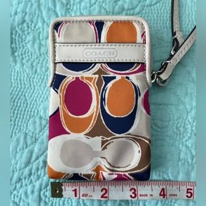 Coach Multi-color Wristlet